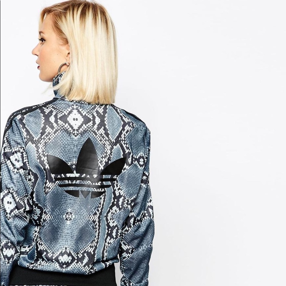 Adidas Originals Snake Print Track Jacket